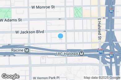 Map image of the property - 1014 W Van Buren St