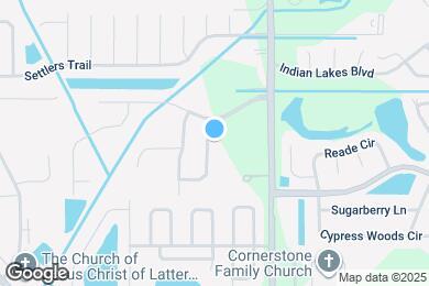 Map image of the property - 4631 Cypress Landing Ln
