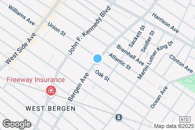 Map image of the property - 402 Bergen Ave