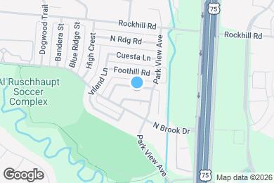 Map image of the property - 2309 Brookview Dr