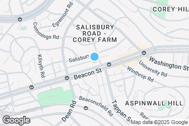 Map image of the property - 1716 Beacon St