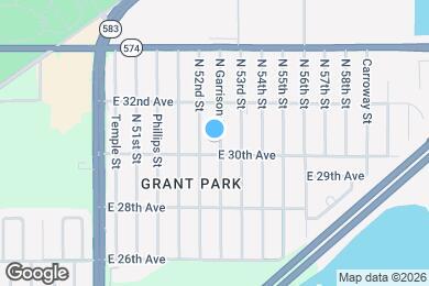 Map image of the property - 3706 N Garrison St