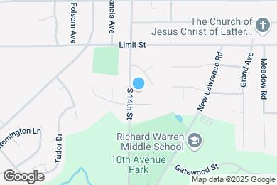Map image of the property - 3025 S 14th St