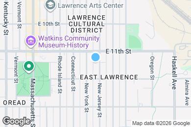 Map image of the property - 1121 New Jersey St