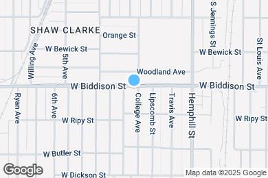 Map image of the property - 3500 College Ave