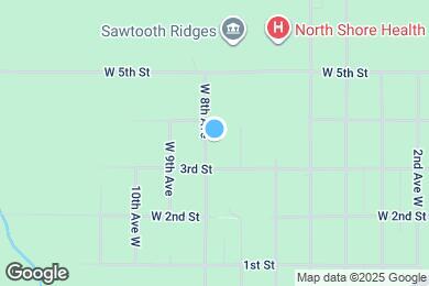 Map image of the property - 314 W 8th Ave