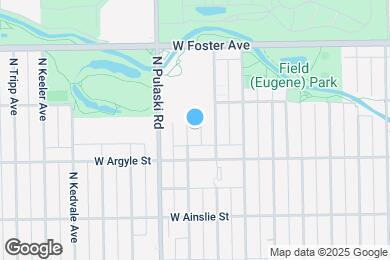 Map image of the property - 5031 N Harding Ave