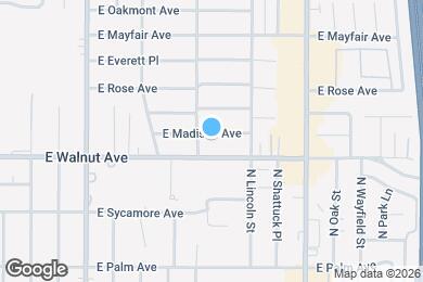 Map image of the property - 1324 E Madison Ave
