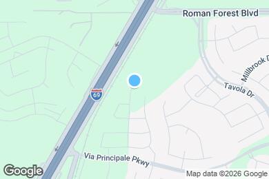 Map image of the property - 18613 Rosehill Pr Dr
