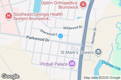 Map image of the property - 3033 Parkwood Dr
