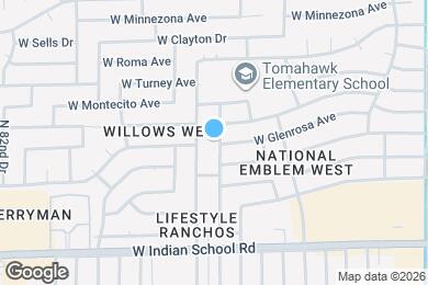 Map image of the property - 4302 N 79th Ave