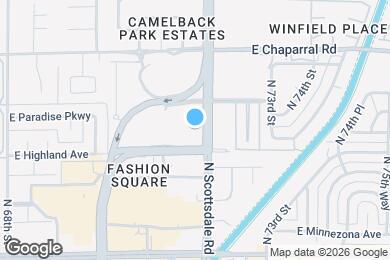 Map image of the property - 7167 E Rancho Vista Dr