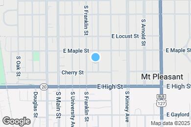 Map image of the property - 624 S Lansing St