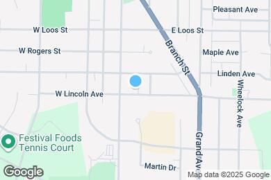 Map image of the property - 38 E Lincoln Ave