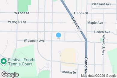 Map image of the property - 42 E Lincoln Ave