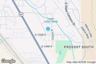 Map image of the property - 1297 S 1430 E