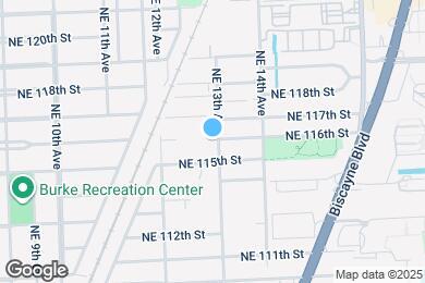 Map image of the property - 11534 NE 13th Ave