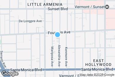 Map image of the property - 1243 N Alexandria Ave