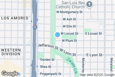 Map image of the property - 418 W Plum St