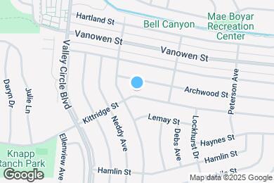 Map image of the property - 24155 Kittridge St
