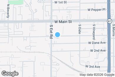 Map image of the property - 737 W 1st Ave