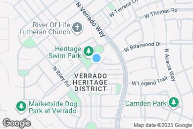 Map image of the property - 20765 W Thomas Rd