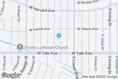 Map image of the property - 2645 S Newton St