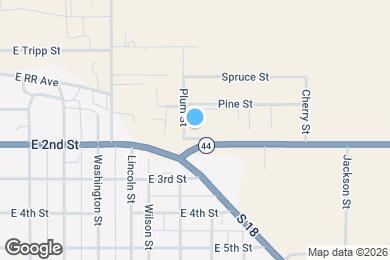 Map image of the property - 814 E Highway 44