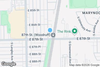 Map image of the property - 8635 S Ingleside Ave