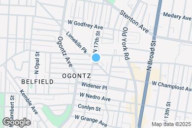 Map image of the property - 1601 Roselyn St