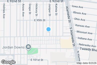 Map image of the property - 9619 Juniper St
