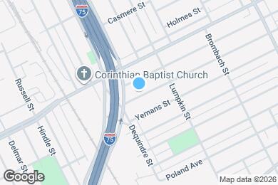 Map image of the property - 1963 Belmont St