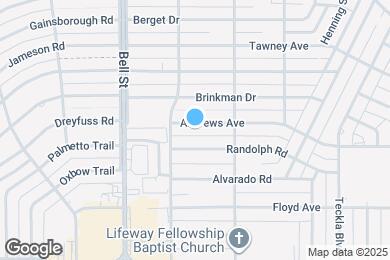 Map image of the property - 5513 Andrews Ave