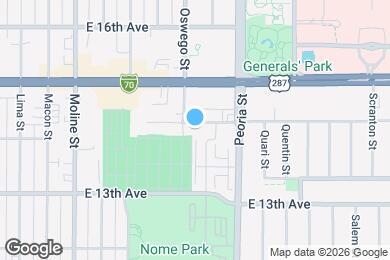 Map image of the property - 11910 E 14th Ave