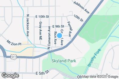 Map image of the property - 2010 Temple St