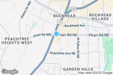 Map image of the property - 3005 Peachtree Rd NE