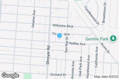 Map image of the property - 539 Hadley Ave