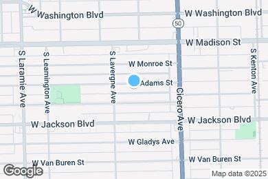 Map image of the property - 4919 W Adams St