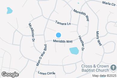 Map image of the property - 1349 Meredith Way