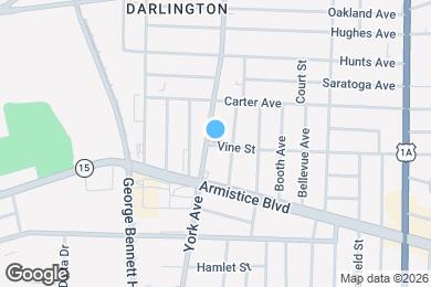Map image of the property - 911 York Ave