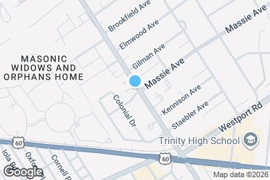 Map image of the property - 3835 Massie Ave