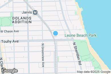 Map image of the property - 1360 Touhy Ave