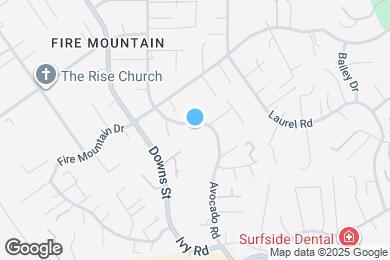 Map image of the property - 1749 Avocado Rd