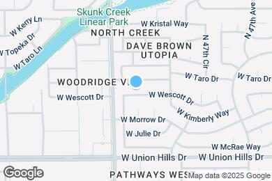 Map image of the property - 4932 W Wescott Dr
