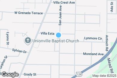 Map image of the property - 3783 San Juan Ave