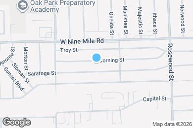Map image of the property - 10431 Corning St