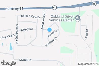 Map image of the property - 70 Penny Ln