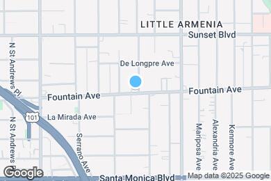 Map image of the property - 1301 N Kingsley Dr