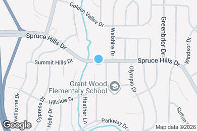 Map image of the property - 1331 Spruce Hills Dr
