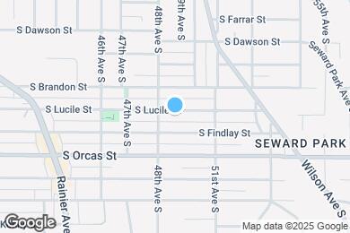 Map image of the property - 4817 S Lucile St